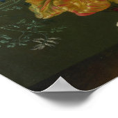 Paulus Theodorus Van Brussel – 花瓶の中の花 ポスター (角)