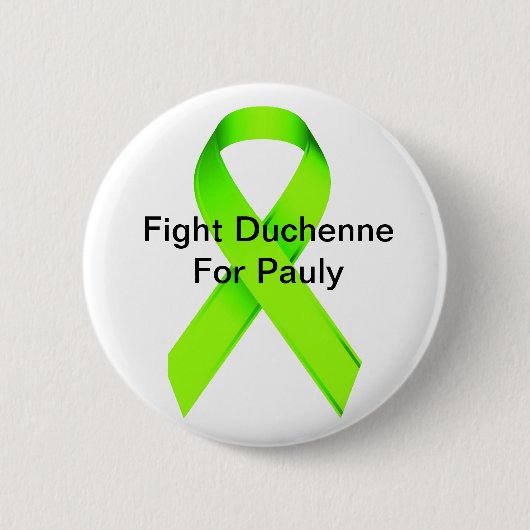 Paulyの募金活動ボタンのための戦いDuchenne 缶バッジ (正面)