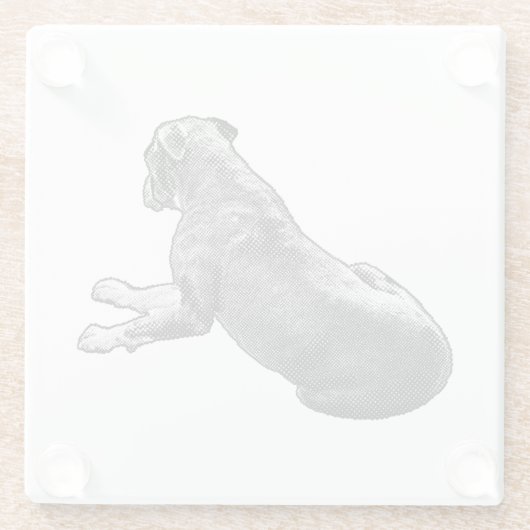 Pause Beside A Gaze ガラスコースター (裏面)