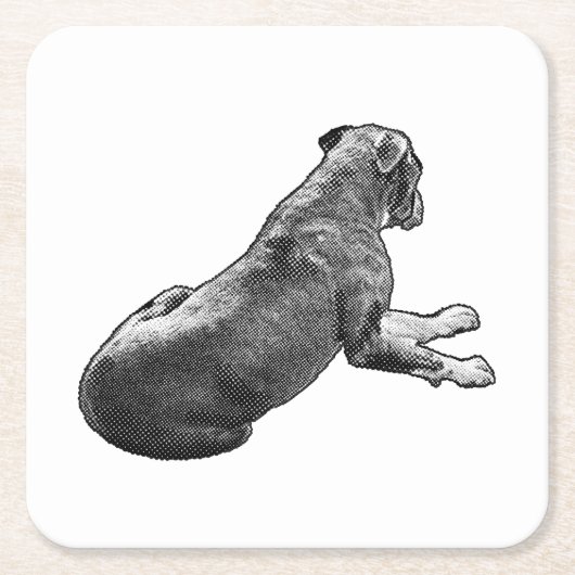 Pause Beside A Gaze スクエアペーパーコースター (正面)