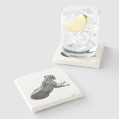 Pause Beside A Gaze ストーンコースター (横)