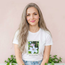 Pause Breathe Bloom フラワーロゴTシャツ Tシャツ