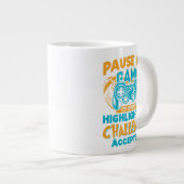 Pause My Game Challenge Sports Gaming ジャンボコーヒーマグカップ (正面右)