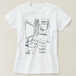 Pause romet med teksten kjokkken kroken tシャツ