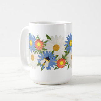 Pause Tiles 15oz Bee Mug – Left-Hand Edition コーヒーマグカップ