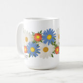 Pause Tiles Signature Bee 15oz--右利き用 コーヒーマグカップ (正面左)