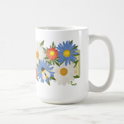 Pause Tiles Signature Bee 15oz--右利き用 コーヒーマグカップ (右)