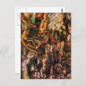 Pavel Filonov：カップル ポストカード (正面/裏面)