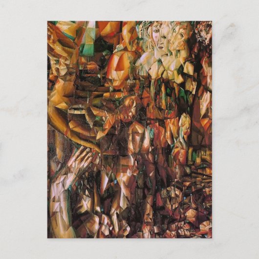 Pavel Filonov：カップル ポストカード (正面)