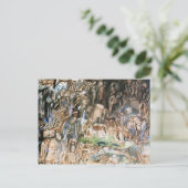 Pavel Filonov – 無題(ライダー) ポストカード (スタンド正面)