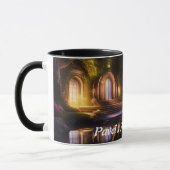 Pavel's Morning Teaカスタマイズ可パーソナライズされた能 マグカップ (左)
