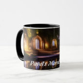 Pavel's Morning Teaカスタマイズ可パーソナライズされた能 マグカップ (正面左)