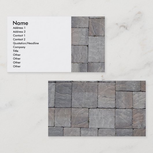 Pavers名刺 名刺 (正面/裏面)