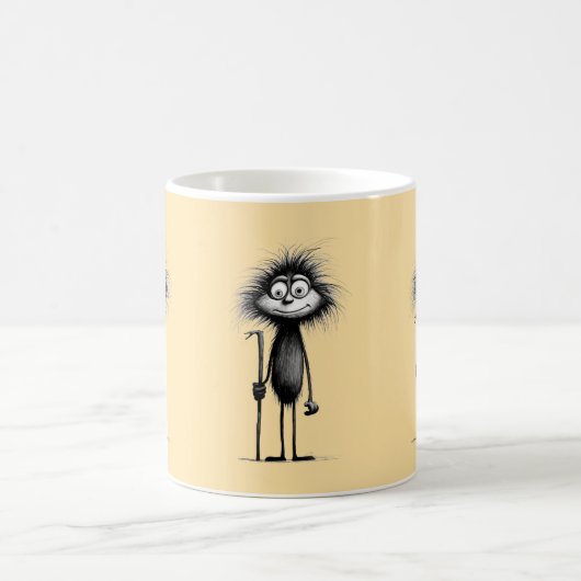 Pavian baboon コーヒーマグカップ (中央)