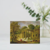 Pavilion with Cascade, 1760 ポストカード (スタンド正面)