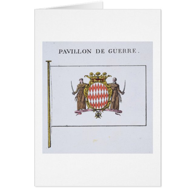 Pavillon de Guerreのモナコからの旗からの詳細 (正面)