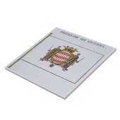 Pavillon de Guerreのモナコからの旗からの詳細 タイル (側面)