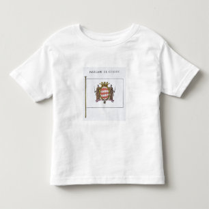 Pavillon de Guerreのモナコからの旗からの詳細 トドラーTシャツ