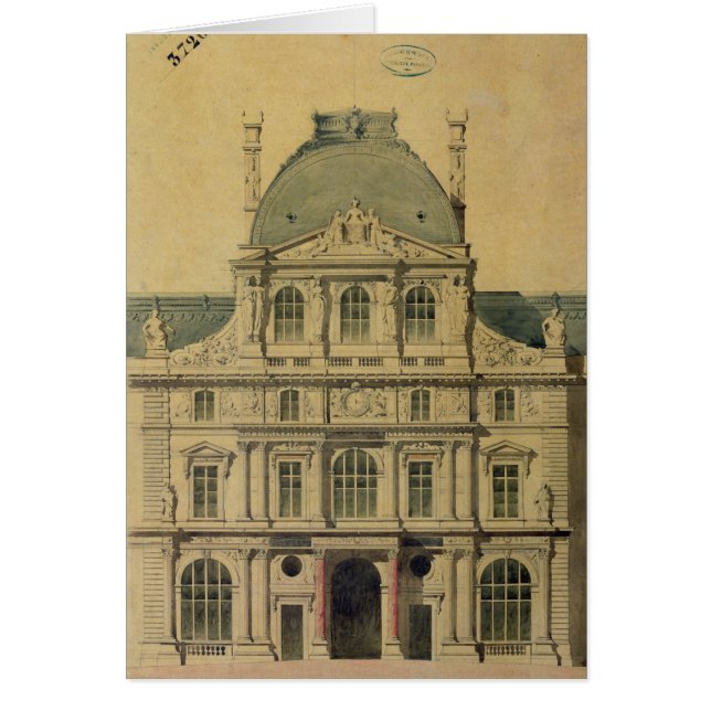 Pavillon de l'Horlogeの高度 (正面)