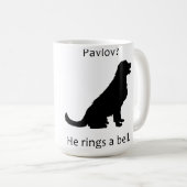 Pavlov Dog Pun コーヒーマグカップ (正面右)