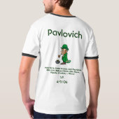Pavlovich Tシャツ (裏面)