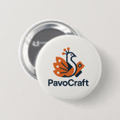 Pavocraft 缶バッジ (正面&裏面)