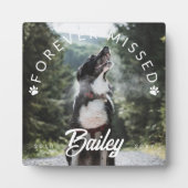 Pawがペットの写真を恋しく思永遠にプリント フォトプラーク (正面)