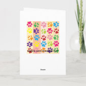 Pawでグリーティングカードを印刷 カード (裏面)