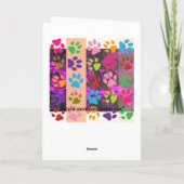 Pawでグリーティングカードを印刷 カード (裏面)