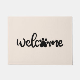 Pawとのようこそ-ドアマット ドアマット