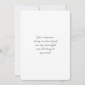 Pawの写真感謝していカードを気に印刷する サンキューカード (裏面)