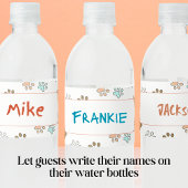 Pawは名前書パーティーを印刷 ペットボトルラベル