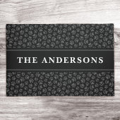 Pawは苗字またはペットのビジネス名を印刷する ドアマット