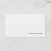 Pawカラフル印刷縁どBusiness Card 名刺 (裏面)