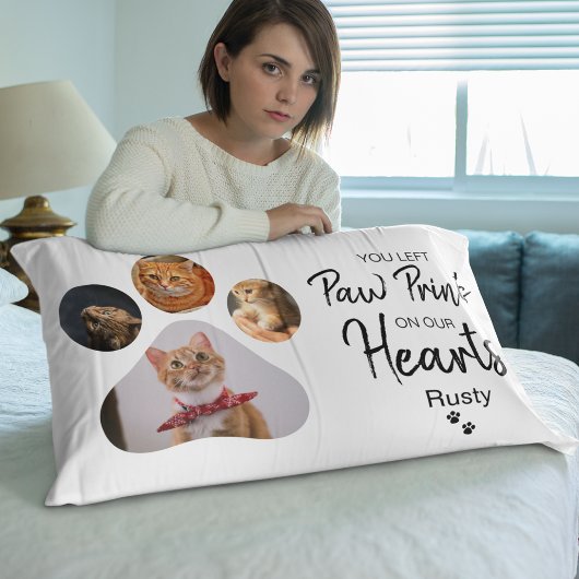 Pawスタイリッシュ印刷フォトコラージュIn Loving Memory L ランバークッション