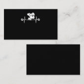 Pawハートビートシュナウザーギフトを印刷 名刺 (正面/裏面)