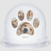 Pawパーソナライズされた印刷ペット名年写真集 (裏面)