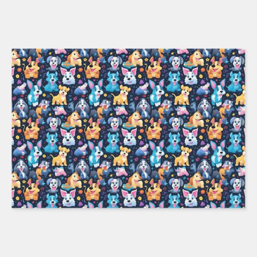 Pawフレンド ラッピングペーパーシート (正面3)