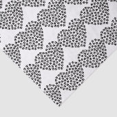 Pawプリントハートシルエットティッシュペーパー 薄葉紙 (詳細)