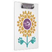 Pawプリントヒマワリのクリップボード クリップボード (右)