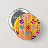 Pawプリントボタン 缶バッジ (正面&裏面)