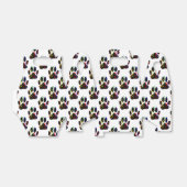 Pawプリント紙吹雪およびパーティーストリーマーパターン フェイバーボックス (折り畳みなし)