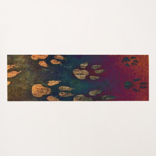 pawモダン print pets pattern ヨガマット (裏面(横))