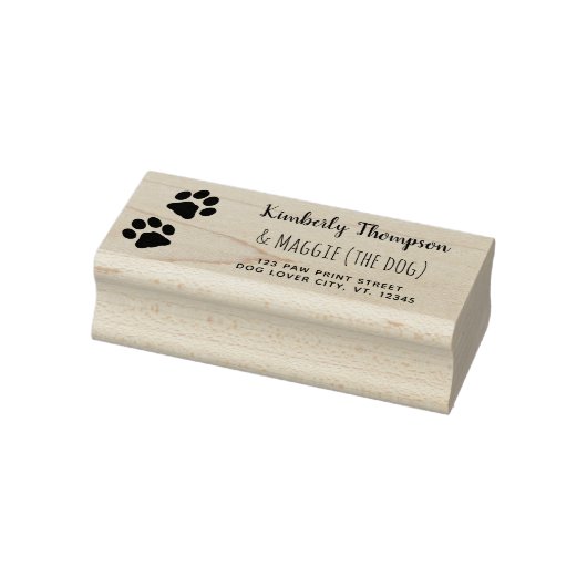 Paw印刷の新しいアドレスかわいい移動差出人住所 ラバースタンプ (スタンプ)