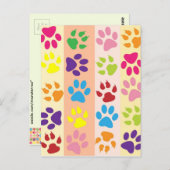 Paw印刷はがき ポストカード (正面/裏面)