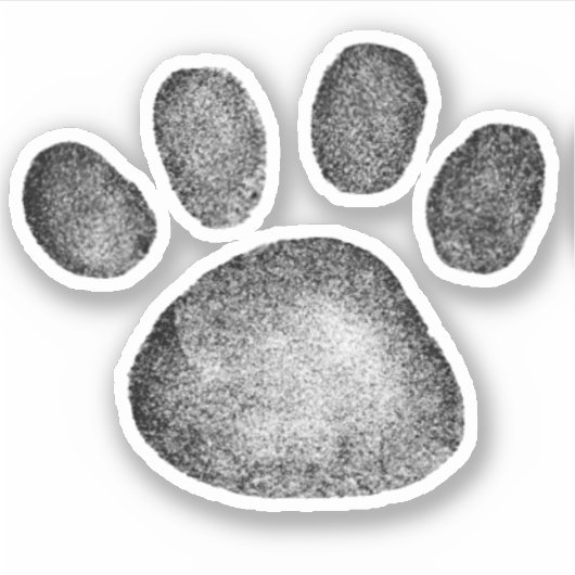 Paw印刷シール シール (正面)