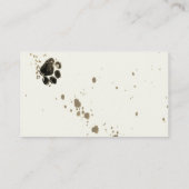 paw印刷ビジネスカスタムカードテンプレート 名刺 (裏面)