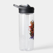 Paw印刷ボーホウォーター色 ウォーターボトル (右面)