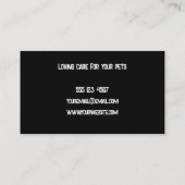 Paw印刷名刺 名刺 (裏面)