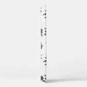 Paw足跡：犬のモノクロシームレス。 Case-Mate iPhoneケース (裏面 / 右)